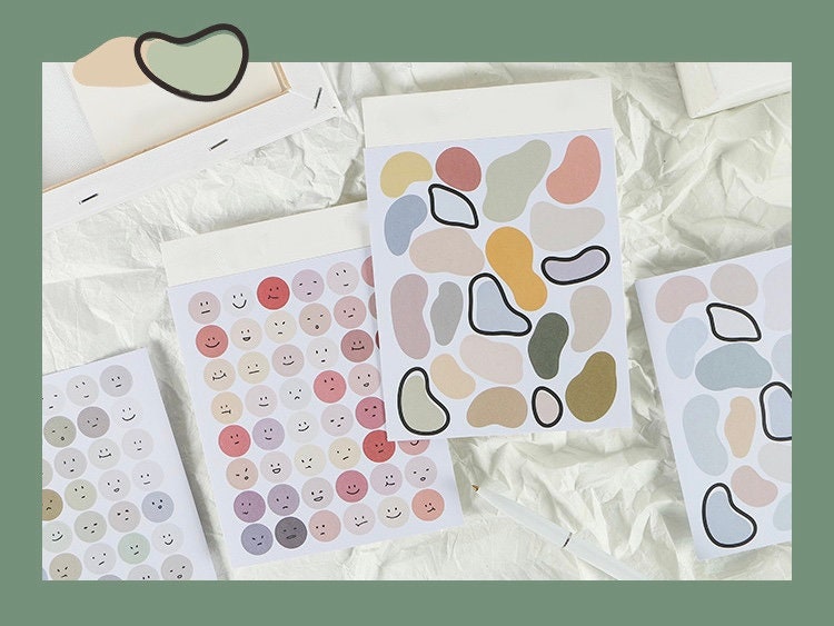 Mood tracker stickers, bullet journal stickers, moodplanner stickers